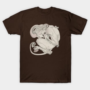 Fawn curled up T-Shirt